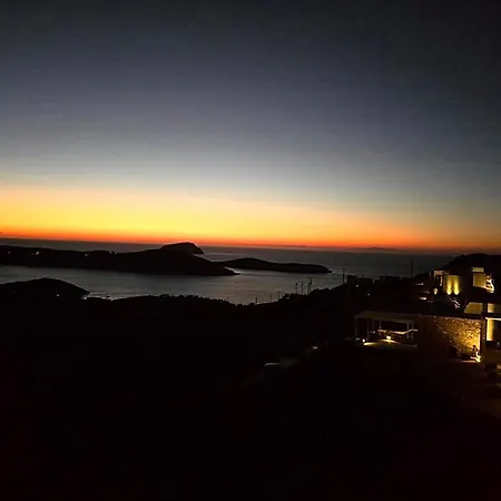 Blue Serifos Town