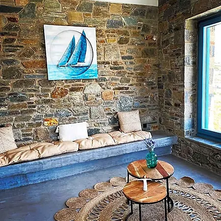 Blue Serifos Town